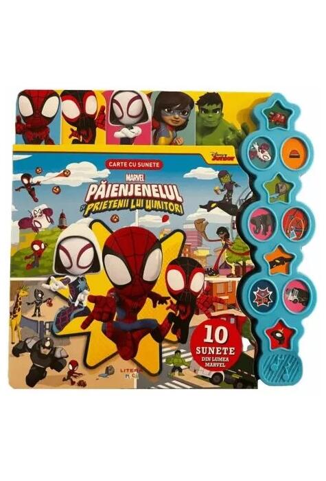 Copertă produs Disney. Marvel. Păienjenelul și prietenii lui uimitori. Carte cu sunete