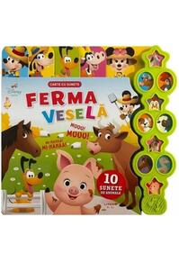 Copertă produs Disney Bebe. Ferma veselă. Carte cu sunete