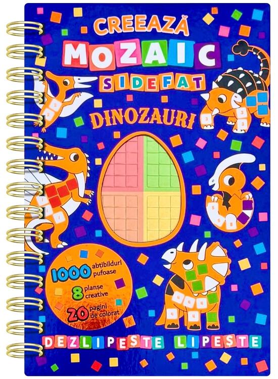 Copertă produs Creează mozaic sidefat - Dinozauri - gallery big 1