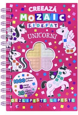 Copertă produs Creează mozaic sidefat - Unicorni