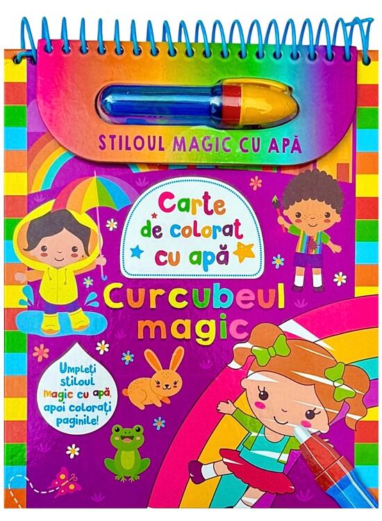 Copertă produs Curcubeul magic - Stiloul magic cu apă - gallery big 1
