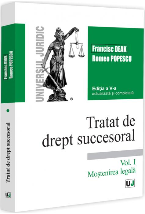 Copertă produs Tratat de drept succesoral (Vol. I)  Moştenirea legală