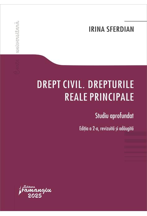 Copertă produs Drept civil. Drepturile reale principale. Studiu aprofundat