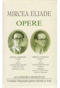 Copertă produs Mircea Eliade. Opere (Vol. III-IV)