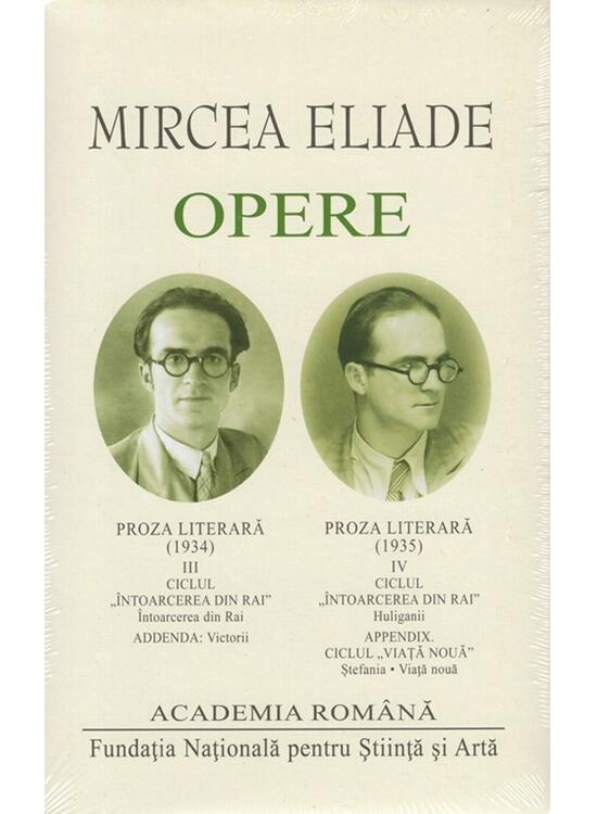 Copertă produs Mircea Eliade. Opere (Vol. III-IV) - gallery big 1