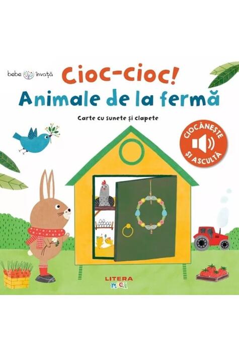 Copertă produs Bebe &icirc;nvață. Cioc-cioc! Animale de la fermă