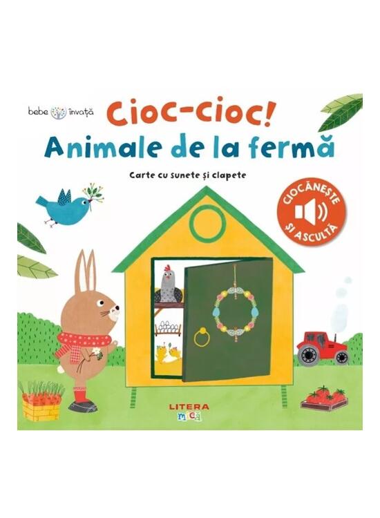 Copertă produs Bebe &icirc;nvață. Cioc-cioc! Animale de la fermă - gallery big 1