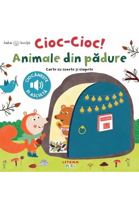 Copertă produs Bebe &icirc;nvață. Cioc-cioc! Animale din pădure