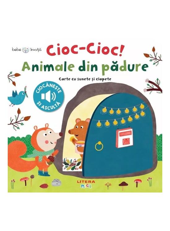 Copertă produs Bebe &icirc;nvață. Cioc-cioc! Animale din pădure - gallery big 1
