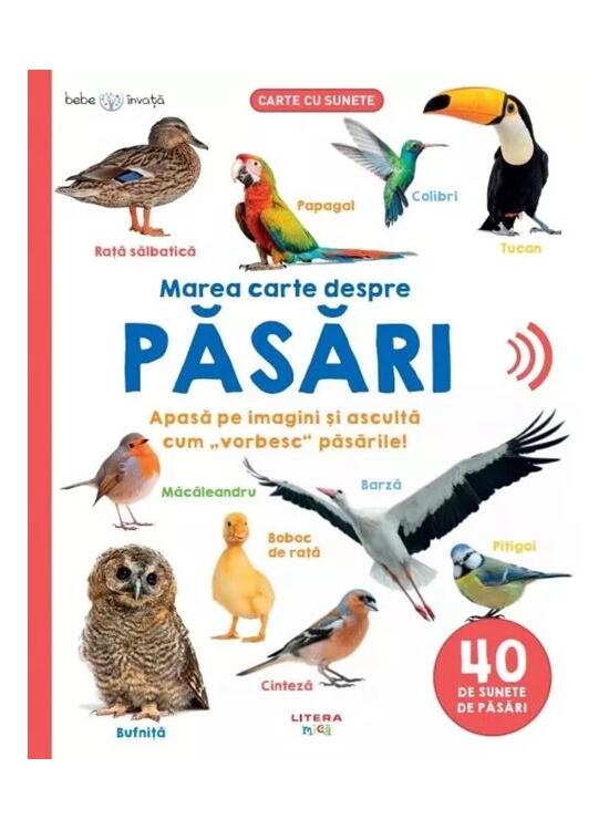 Copertă produs Bebe &icirc;nvață. Marea carte despre păsări - gallery big 1