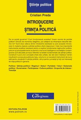 Copertă produs Introducere &icirc;n știința politică