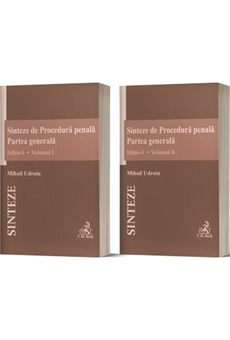 Copertă produs Sinteze de Procedură penală. Partea generală (Vol. I+II)