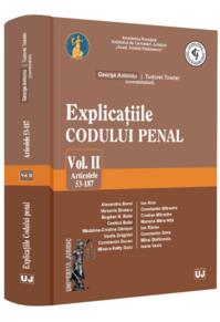 Copertă produs Explicațiile Codului penal (Vol. 2)