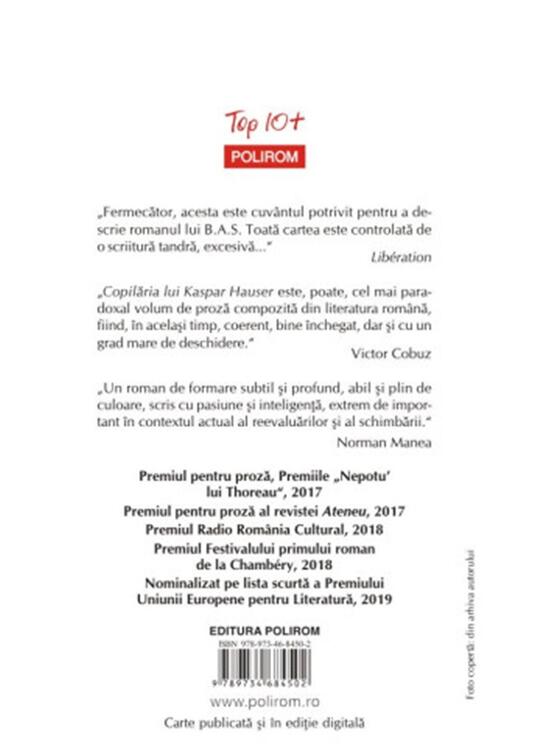 Copertă produs Copilăria lui Kaspar Hauser - gallery big 2