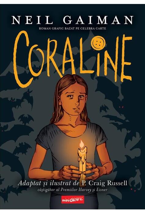 Copertă produs Coraline. Roman grafic