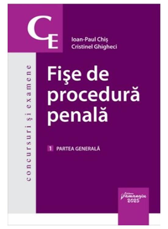 Copertă produs Fișe de procedură penală. Partea generală (Vol. 1) - gallery big 1