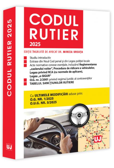 Copertă produs Codul rutier 2025