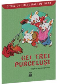 Copertă produs Cei trei purceluși (basm englezesc)