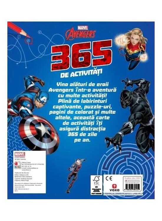 Copertă produs Disney. Marvel. Avengers. 365 de activități - gallery big 2