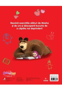 Copertă produs Masha și Ursul. Activități cu litere și cifre
