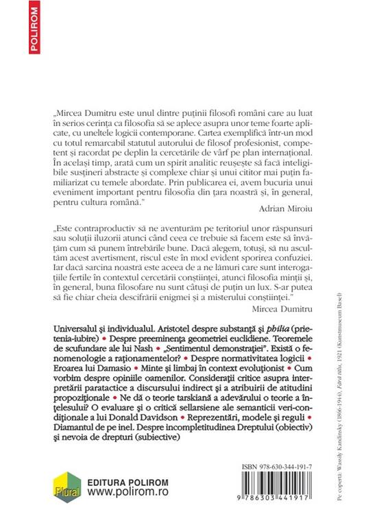 Copertă produs Filosofia şi limitele g&acirc;ndirii - gallery big 2