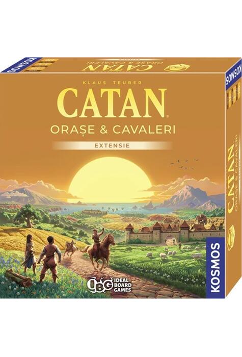 Copertă produs Catan - Orașe și Cavaleri extensie pentru 3/4 jucători (Ediția 2025)