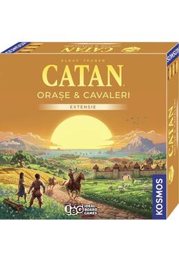 Copertă produs Catan - Orașe și Cavaleri extensie pentru 3/4 jucători (Ediția 2025)