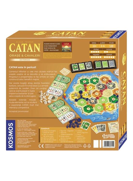 Copertă produs Catan - Orașe și Cavaleri extensie pentru 3/4 jucători (Ediția 2025) - gallery big 4