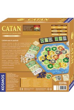 Copertă produs Catan - Orașe și Cavaleri extensie pentru 3/4 jucători (Ediția 2025)
