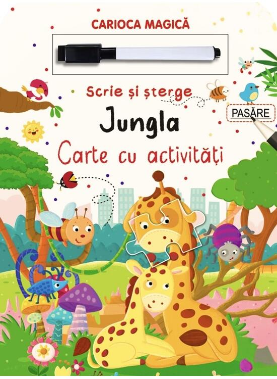 Copertă produs Scrie și Șterge. Carioca Magică. Jungla - gallery big 1