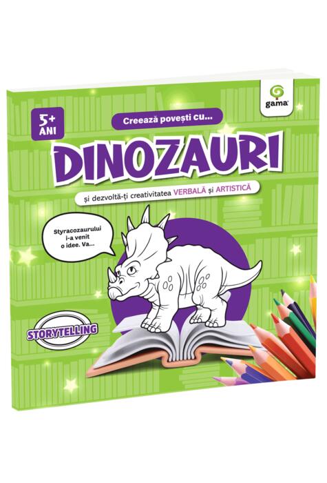 Copertă produs Creează povești cu... dinozauri