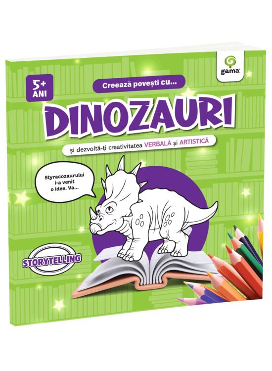 Copertă produs Creează povești cu... dinozauri - gallery big 1