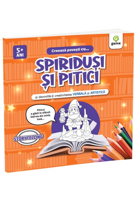 Copertă produs Creează povești cu... spiriduși și pitici