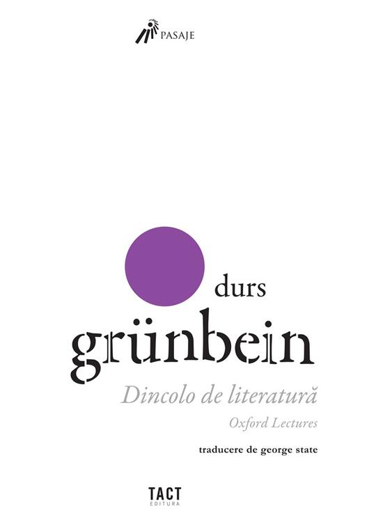 Copertă produs Dincolo de literatură - gallery big 1