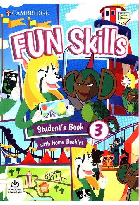 Copertă produs Fun Skills Level 3, Student's Book with Home Booklet and Downloadable Audio