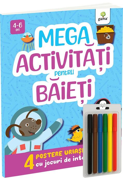 Copertă produs Mega activități pentru băieți