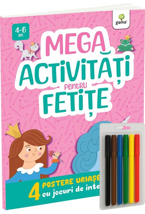 Copertă produs Mega activități pentru fetițe