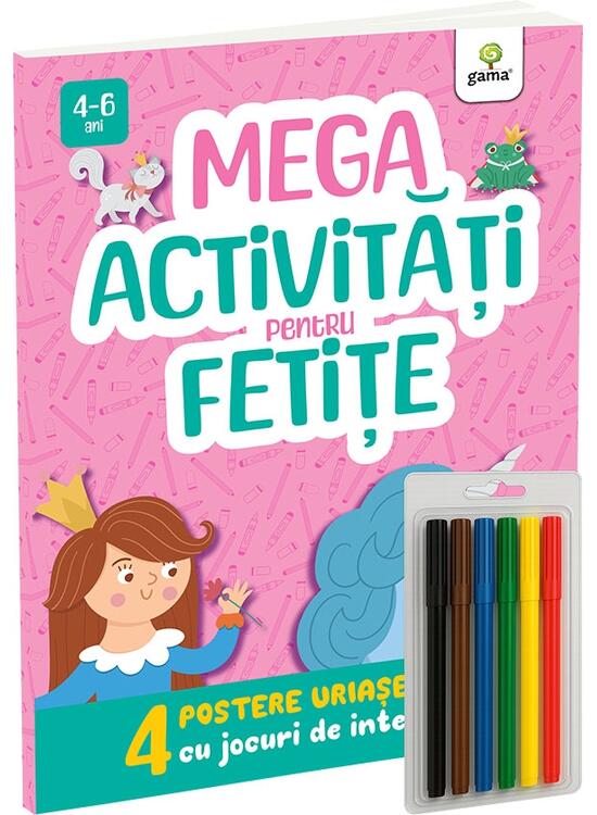 Copertă produs Mega activități pentru fetițe - gallery big 1
