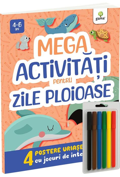 Copertă produs Mega activități pentru zile ploioase