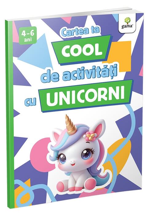 Copertă produs Cartea ta cool de activități cu unicorni