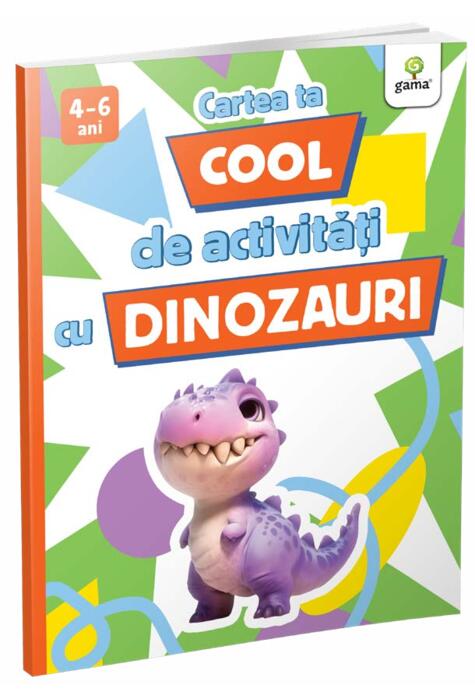Copertă produs Cartea ta cool de activități cu dinozauri