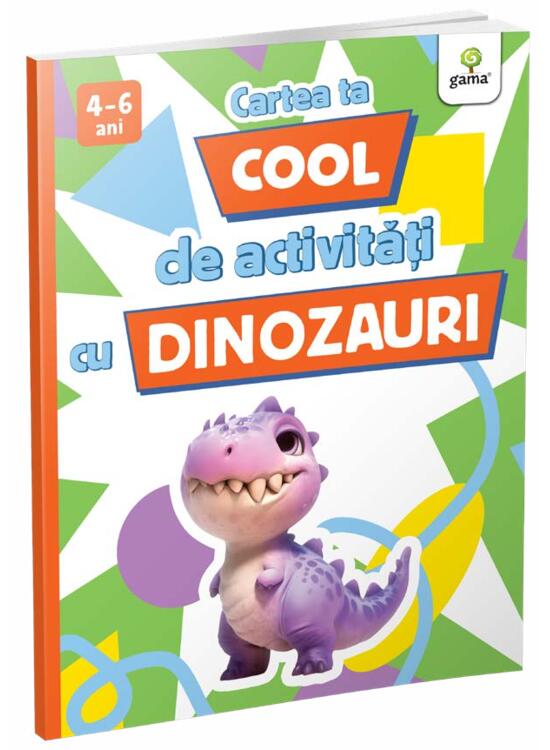 Copertă produs Cartea ta cool de activități cu dinozauri - gallery big 1