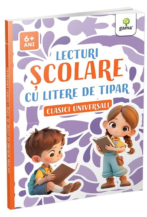 Copertă produs Lecturi școlare cu litere de tipar. Clasici universali