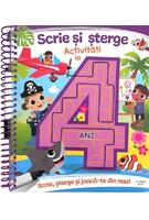 Scrie și șterge. Activități la 4 ani