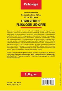 Copertă produs Fundamentele psihologiei judiciare