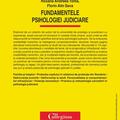 Copertă produs Fundamentele psihologiei judiciare - gallery small 
