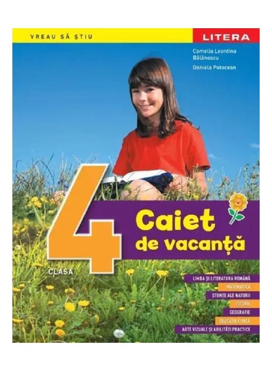 Copertă produs Caiet de vacanță. Clasa a IV-a - gallery big 1