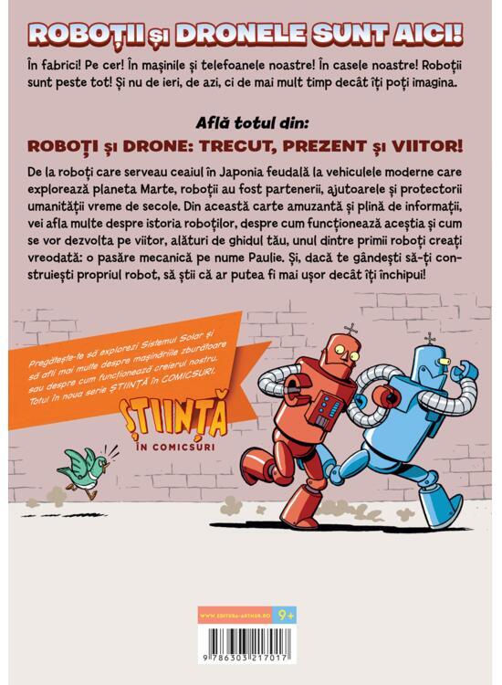 Copertă produs Știință &icirc;n comicsuri: Roboţi şi drone - gallery big 2
