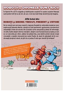 Copertă produs Știință &icirc;n comicsuri: Roboţi şi drone
