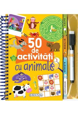 Copertă produs 50 de activități cu animale